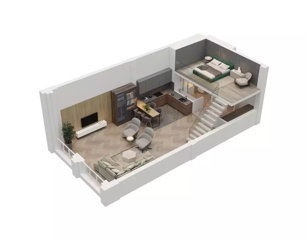 1-к кв. Башкортостан, Уфа ул. Менделеева, 132 (65.9 м) - Фото 2