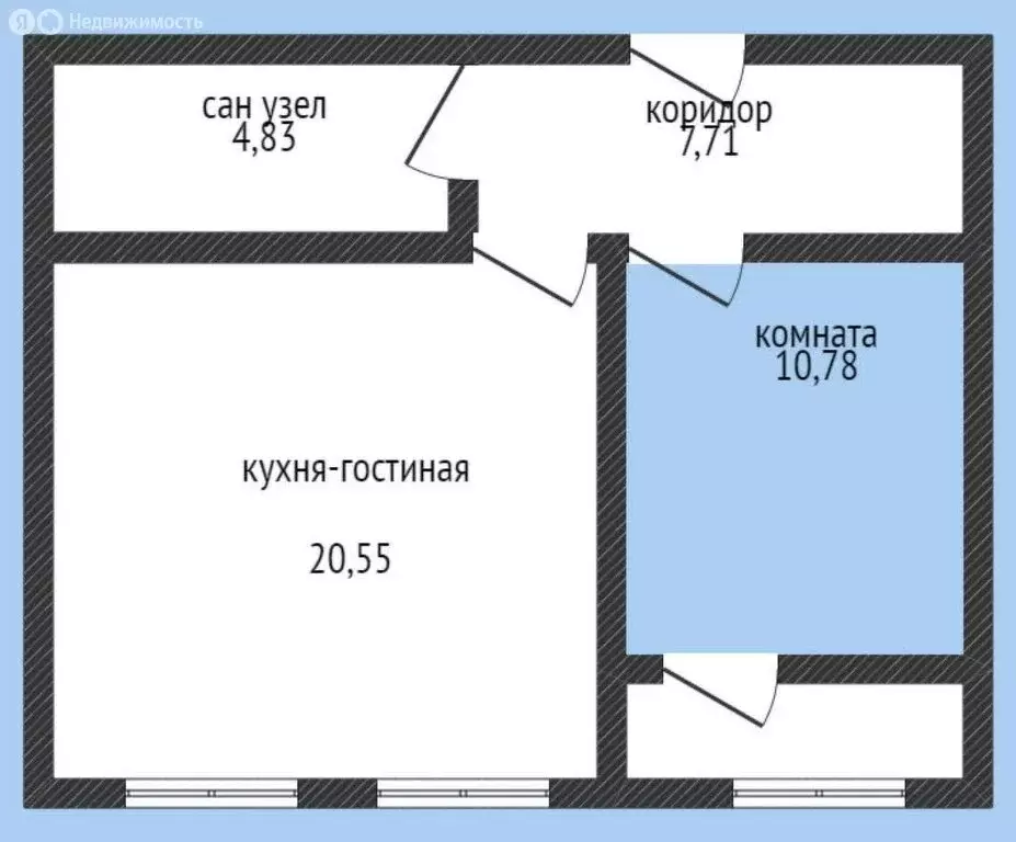 1-комнатная квартира: Краснодар, Скандинавская улица, 1к4 (44.5 м) - Фото 0