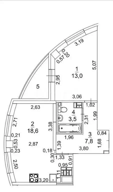 1-комнатная квартира: Екатеринбург, Заводская улица, 73 (42.9 м) - Фото 1