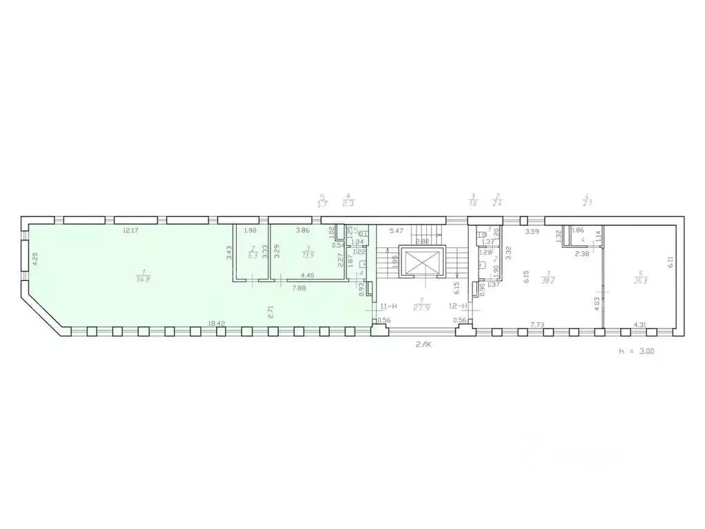 Офис в Санкт-Петербург Лиговский просп., 78к2 (119 м) - Фото 2