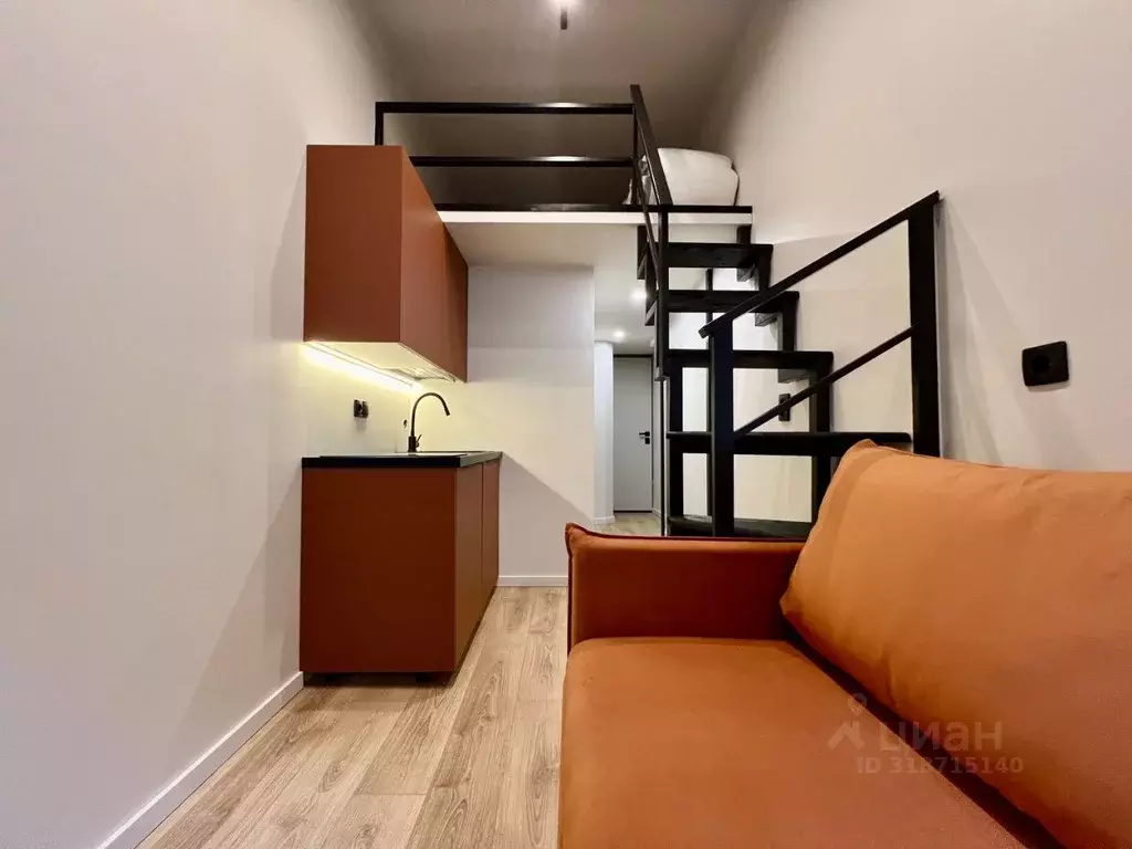 Студия Санкт-Петербург Можайская ул., 10 (16.0 м) - Фото 1