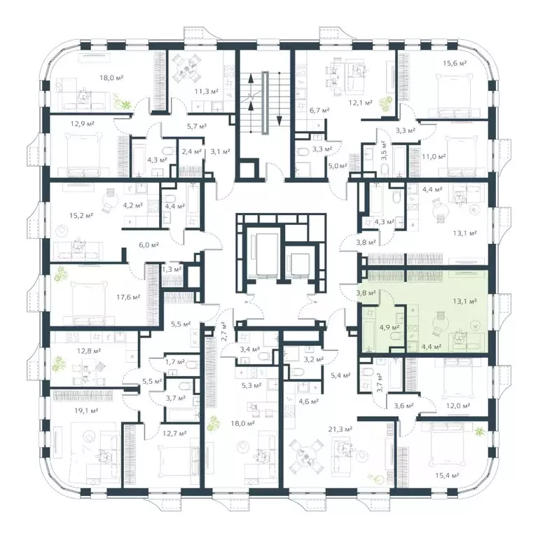 1-к кв. Приморский край, Владивосток Дом на Востоке жилой комплекс, ... - Фото 2