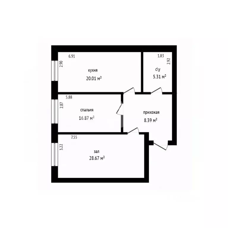 2-к кв. Дагестан, Дербент ул. Николая Гоголя, 5 (74.9 м) - Фото 2