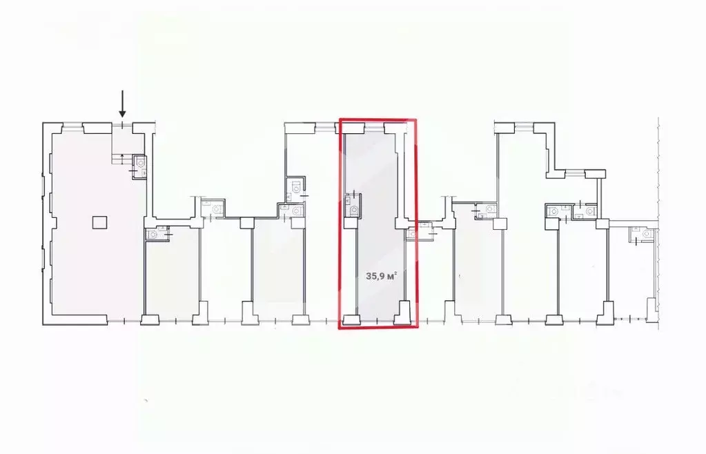 Помещение свободного назначения в Москва ул. Дмитрия Ульянова, 10/1К1 ... - Фото 2