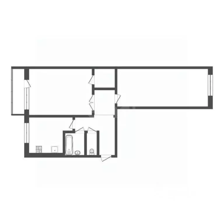 2-к кв. Тверская область, Конаковский муниципальный округ, д. ... - Фото 1