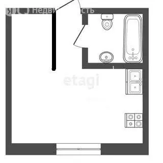 Квартира-студия: Орехово, проспект 60 лет СССР, 6 (22 м) - Фото 1