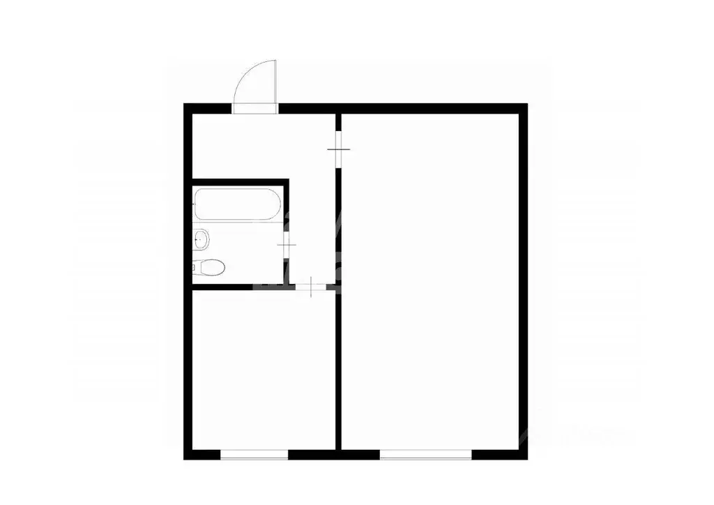 1-к кв. Москва ул. Генерала Тюленева, 35 (33.3 м) - Фото 2