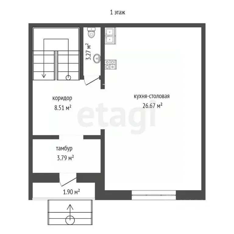 Таунхаус в Тюменская область, Тюмень ул. Бориса Быстрых (83 м) - Фото 2