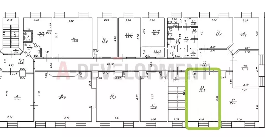Офис в Татарстан, Казань ул. Шигабутдина Марджани, 24 (27 м) - Фото 2