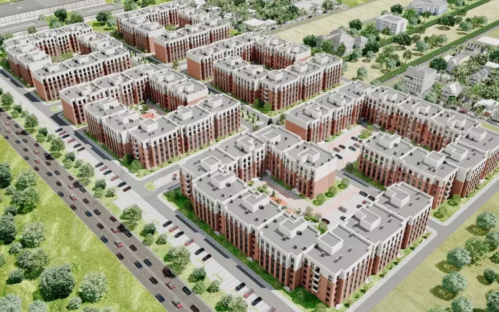 1-к. квартира, 45 м, 4/5 эт. - Фото 1