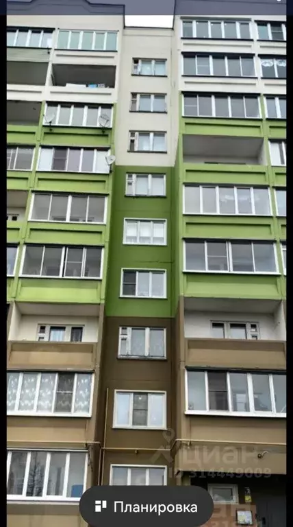 2-к кв. Ивановская область, Вичуга Глуховская ул., 27 (60.7 м) - Фото 0
