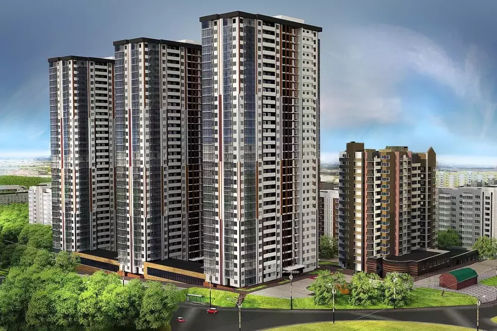 1-к кв. Самарская область, Самара Космолет жилой комплекс (55.0 м) - Фото 2