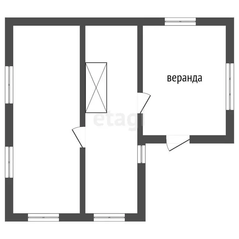 Дом в Пласт, Малый переулок (30.5 м) - Фото 2