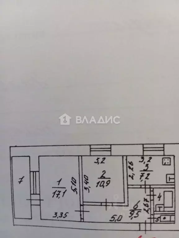 2-к кв. Белгородская область, Белгород ул. Константина Заслонова, 76А ... - Фото 2