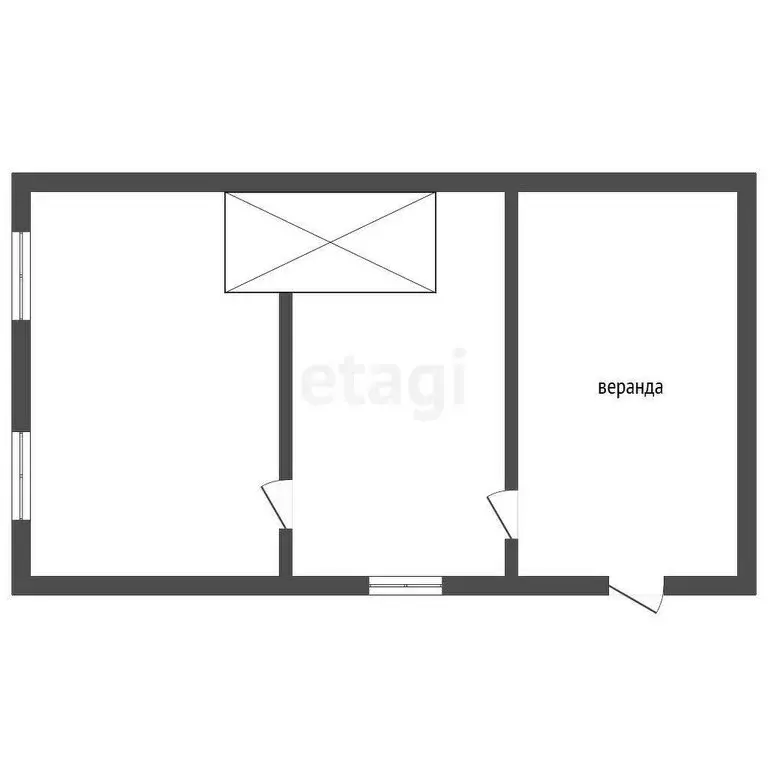 Дом в село Падун, Пролетарская улица (20 м) - Фото 1