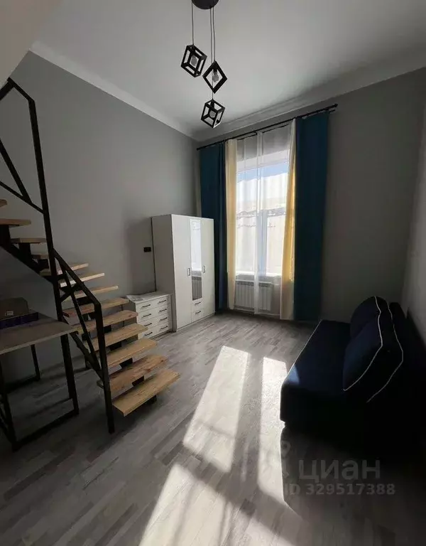 Студия Тверская область, Тверь ул. Шишкова, 91 (30.0 м) - Фото 1