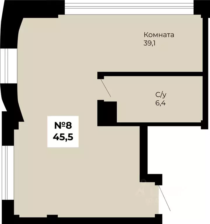2-к кв. Свердловская область, Сухой Лог ул. Белинского, 40 (45.5 м) - Фото 1