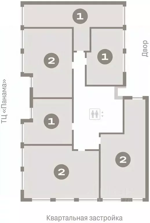 2-к кв. Тюменская область, Тюмень Мысовская ул., 26к1 (74.7 м) - Фото 1