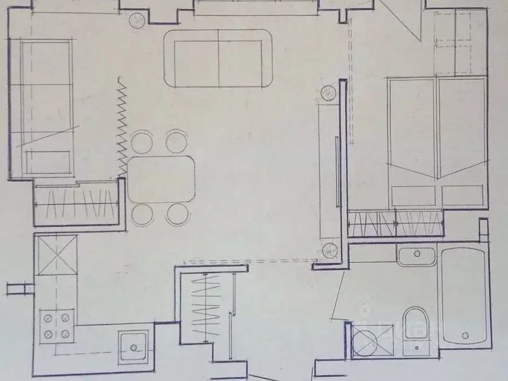 2-к кв. Ростовская область, Ростов-на-Дону Доломановский пер., 82 ... - Фото 1