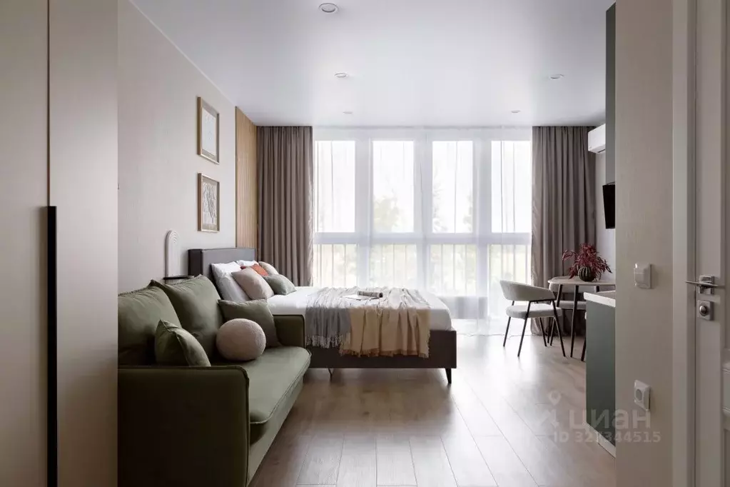 Студия Краснодарский край, Краснодар ул. Ивана Беличенко, 90к2 (27.0 ... - Фото 2