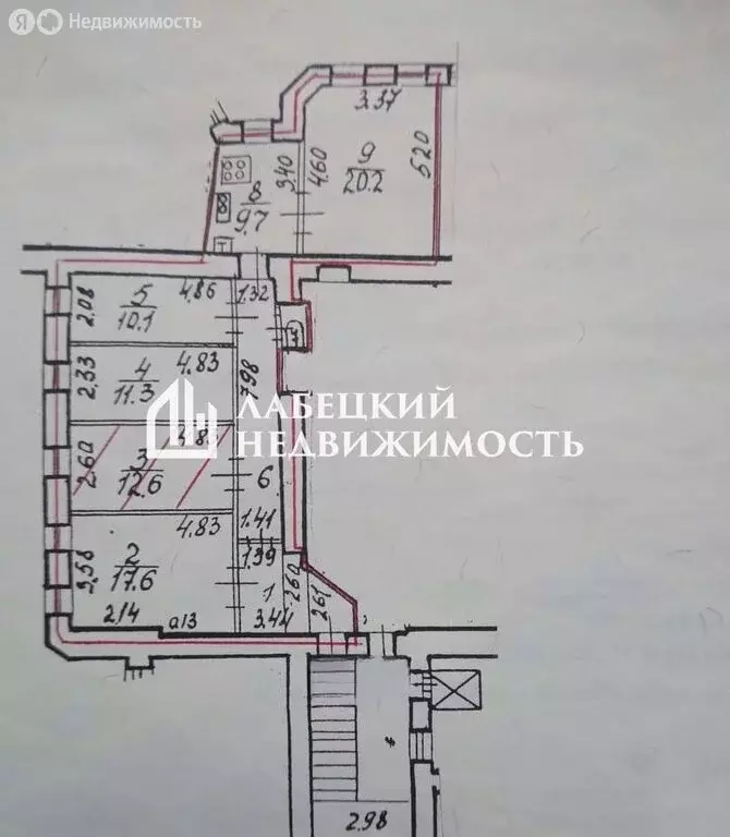 1к в 5-комнатной квартире ( м) - Фото 1