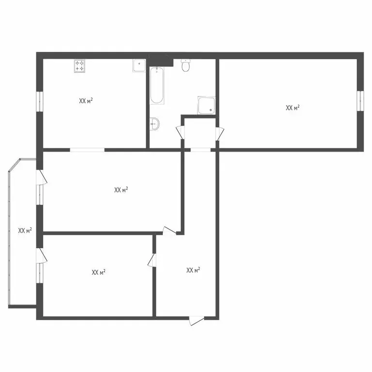 3-комнатная квартира: Тюмень, Широтная улица, 136к1 (91 м) - Фото 1