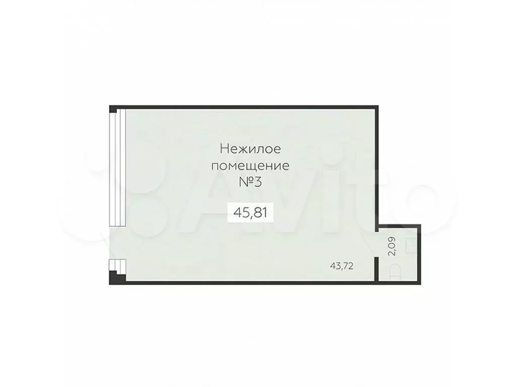 Продам помещение свободного назначения, 45.81 м - Фото 0