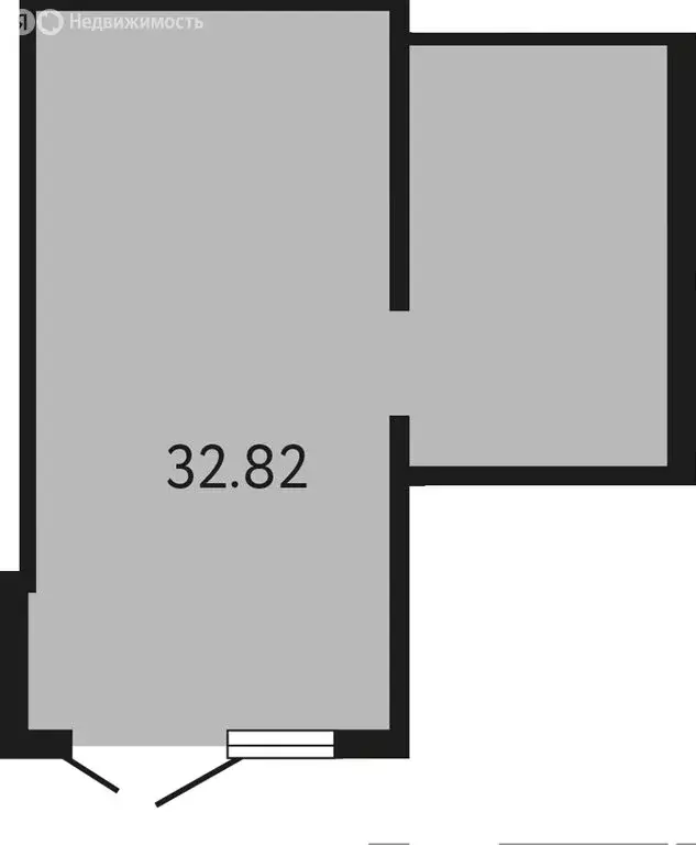 Помещение свободного назначения (32.82 м) - Фото 1