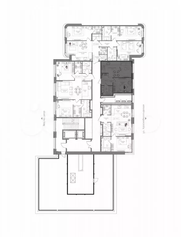 1-к. квартира, 40,9 м, 13/16 эт. - Фото 1