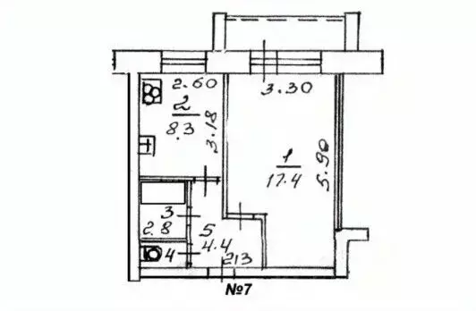 1-к кв. Кировская область, Киров Молодежная ул., 3 (34.3 м) - Фото 0