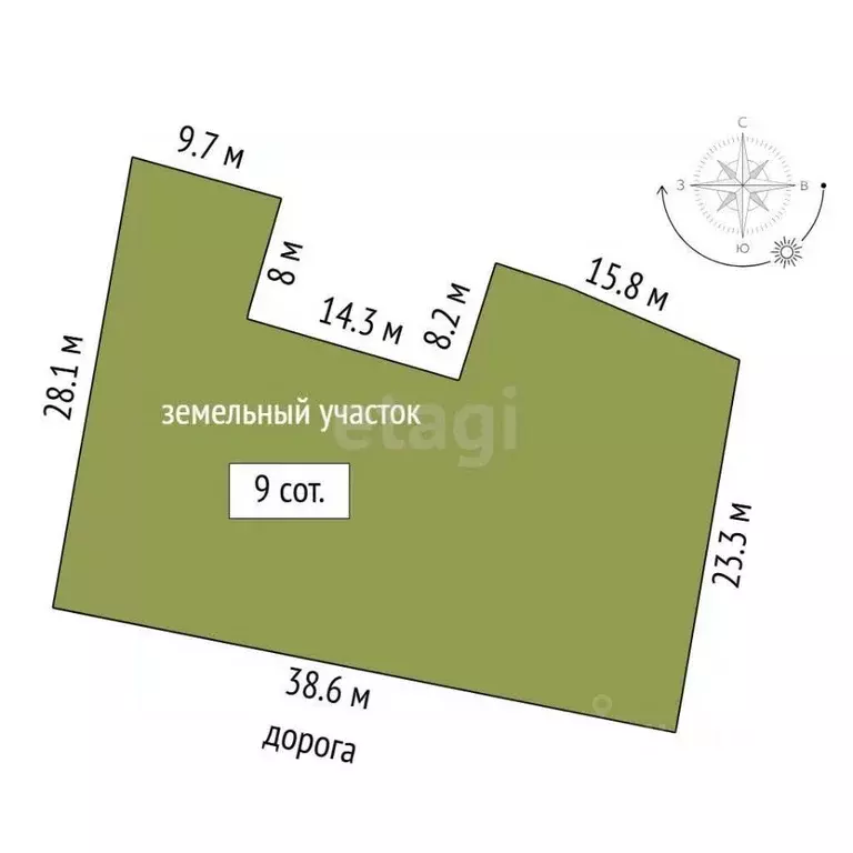 Участок в Крым, Феодосия ул. Щебетовская (9.0 сот.) - Фото 2