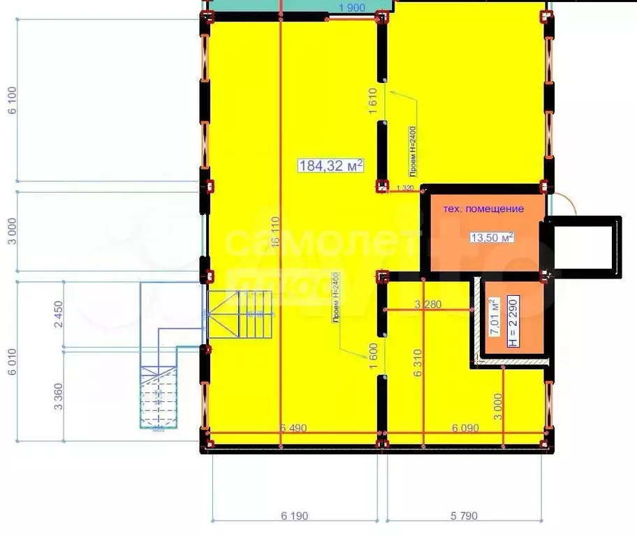Продам помещение свободного назначения, 129 м - Фото 0