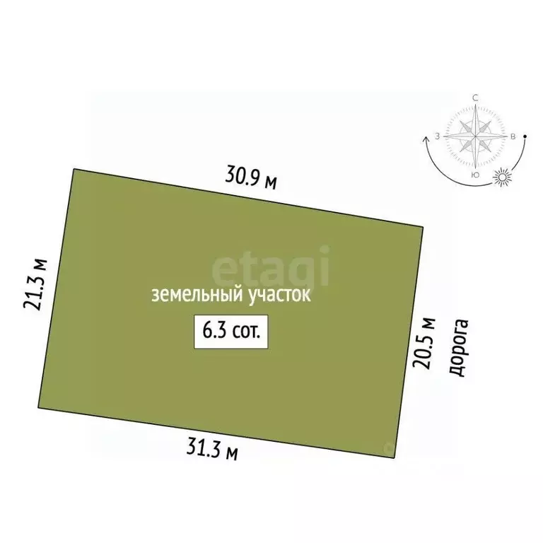 Участок в Крым, Судак муниципальный округ, с. Миндальное, Солнечная ... - Фото 2