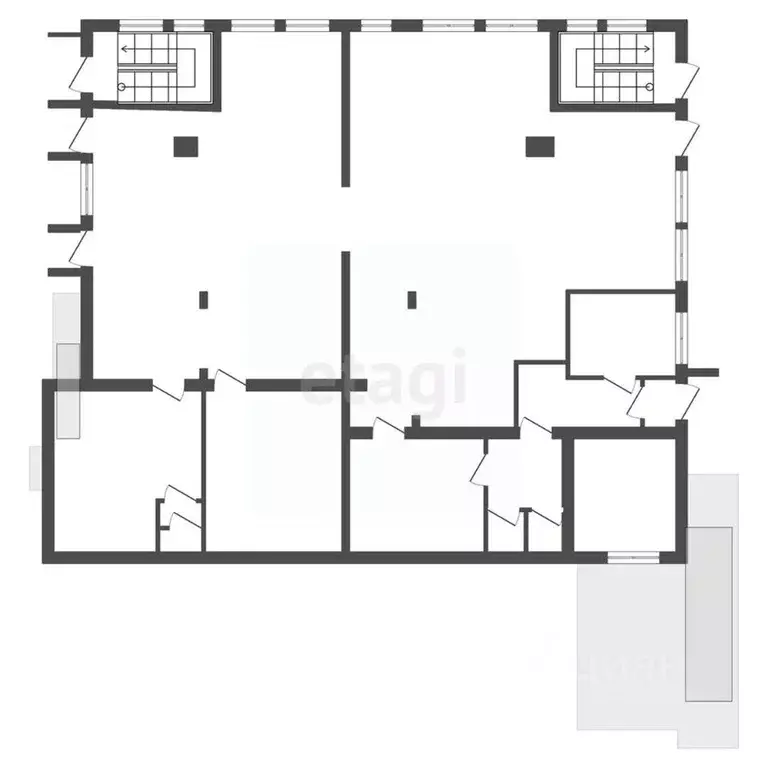 Офис в Воронежская область, Воронеж ул. Димитрова, 56А (828 м) - Фото 2