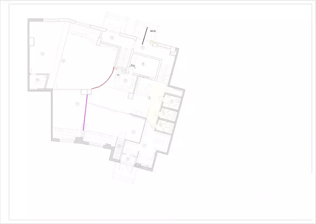 Помещение свободного назначения в Москва Итальянский квартал жилой ... - Фото 2