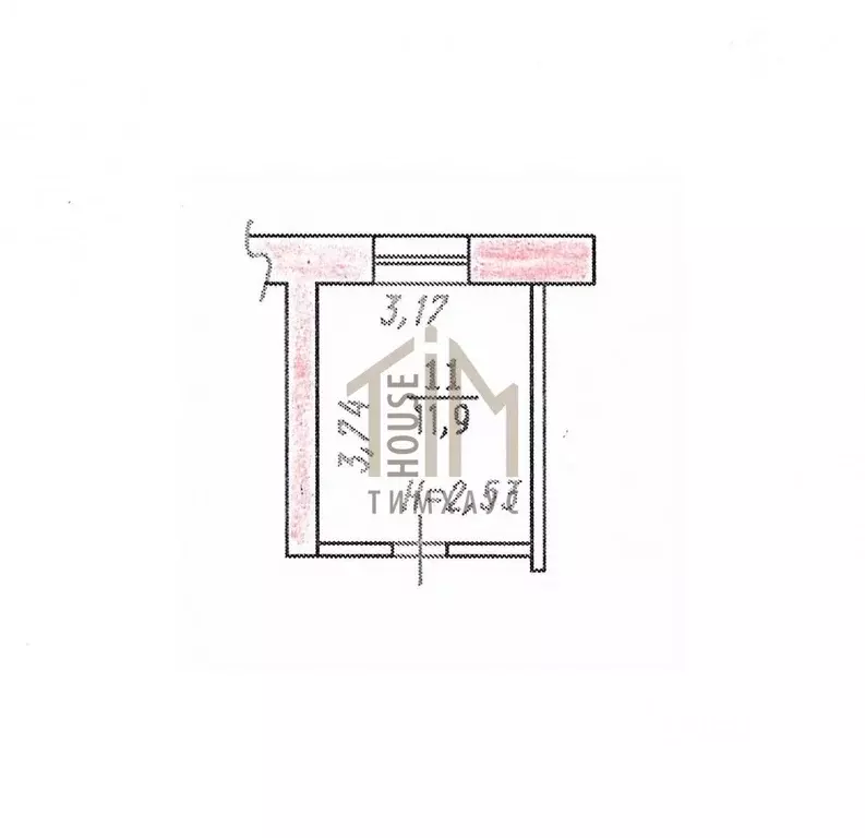 Студия Омская область, Омск ул. Декабристов, 155 (12.0 м) - Фото 2