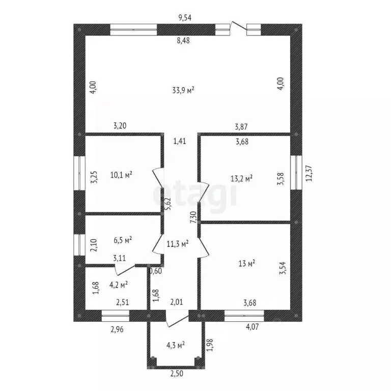 Дом в Башкортостан, Кармаскалинский район, Кабаковский сельсовет, д. ... - Фото 2