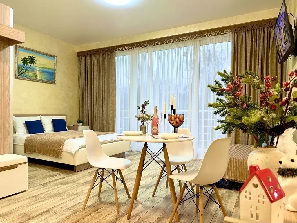 Студия Краснодарский край, Сочи Миндальная ул., 20/5 (30.0 м) - Фото 1