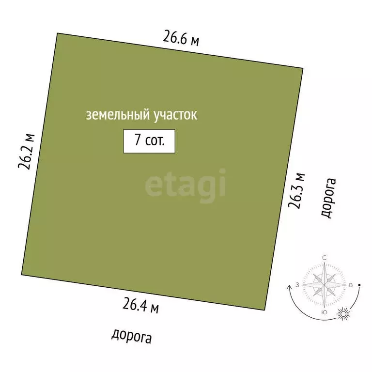 Участок в Свердловская область, посёлок городского типа Тугулым (7 м) - Фото 1
