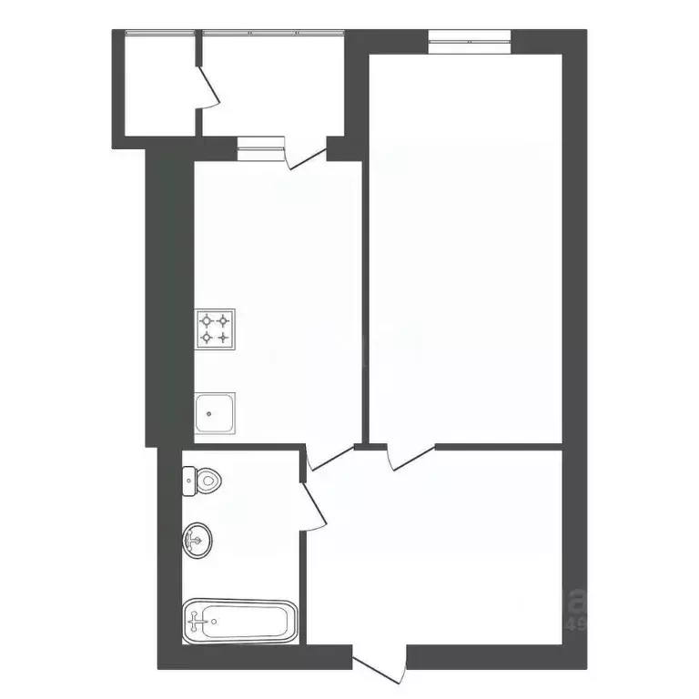 1-к кв. Башкортостан, Уфа бул. Давлеткильдеева, 16 (46.0 м) - Фото 2