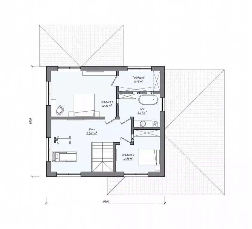 Дом в Ленинградская область, Всеволожский район, Щегловское с/пос, ... - Фото 2