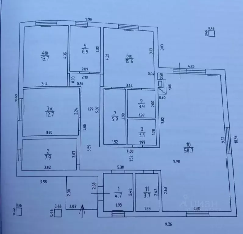 Дом в Калининградская область, Гурьевский муниципальный округ, пос. ... - Фото 1