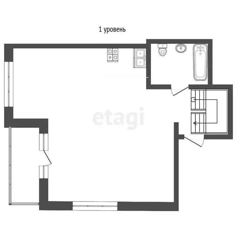 4-комнатная квартира: Новокузнецк, улица Кирова, 52 (120 м) - Фото 1