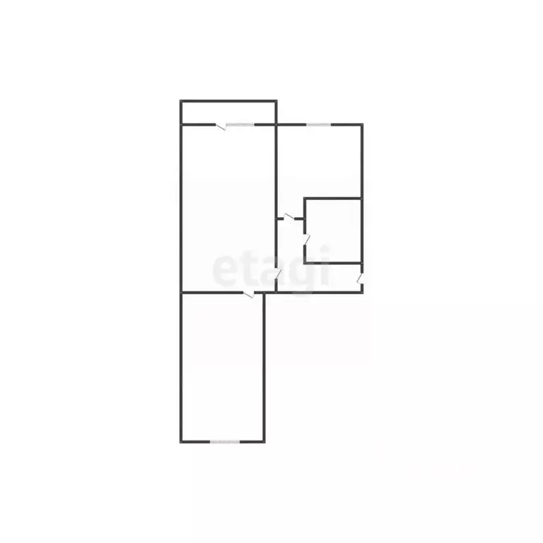2-к кв. Курская область, Курск ул. Серегина, 31 (44.1 м) - Фото 1