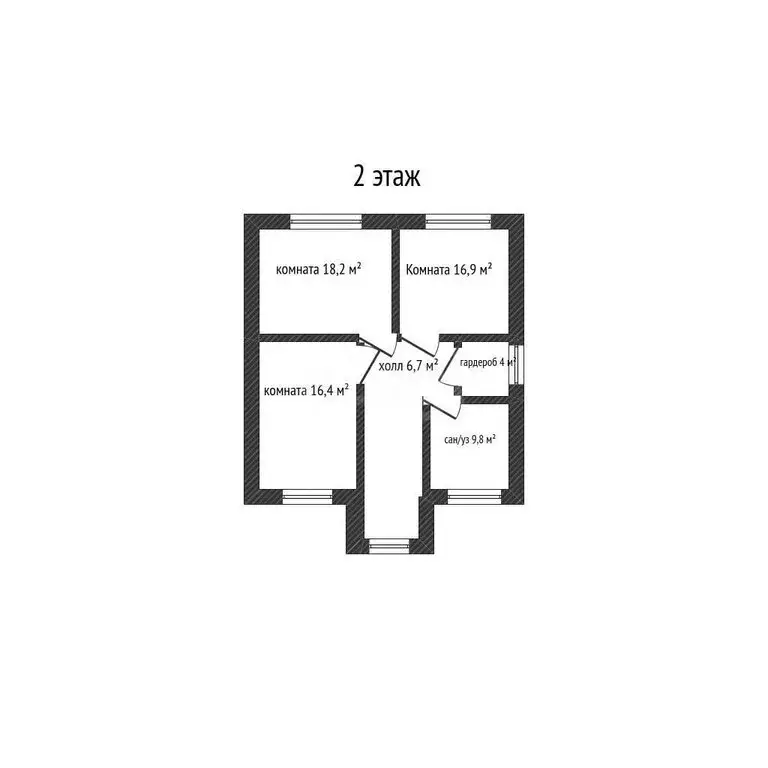Дом в Майкоп, улица Толстого (152.9 м) - Фото 2