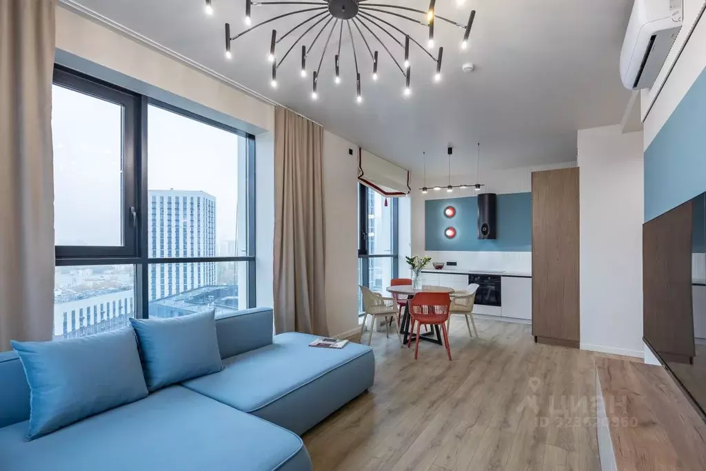 3-к кв. Москва ул. Годовикова, 11к1 (73.2 м) - Фото 1