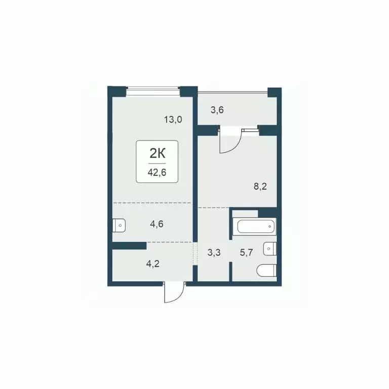 2-к кв. Новосибирская область, Новосибирск Цветной бульвар жилой ... - Фото 1