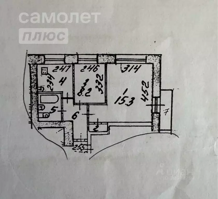 2-к кв. Московская область, Химки Юбилейный просп., 50 (38.0 м) - Фото 1