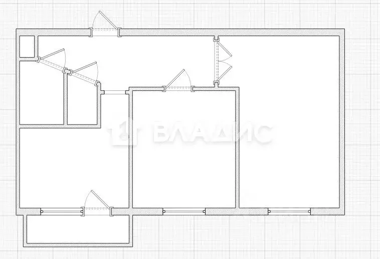 2-к кв. Пензенская область, Пенза ул. Ухтомского, 5 (43.2 м) - Фото 2