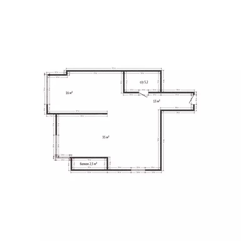 2-комнатная квартира: Каспийск, улица Сулеймана Эфендиева, 25 (75 м) - Фото 1